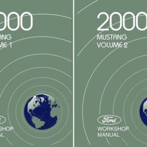 2000 Ford Mustang Shop Service Repair Manual Book Engine Drivetrain