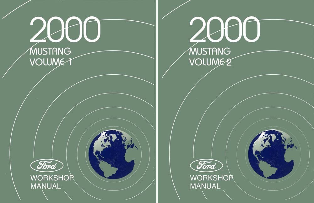 2000 Ford Mustang Shop Service Repair Manual Book Engine Drivetrain