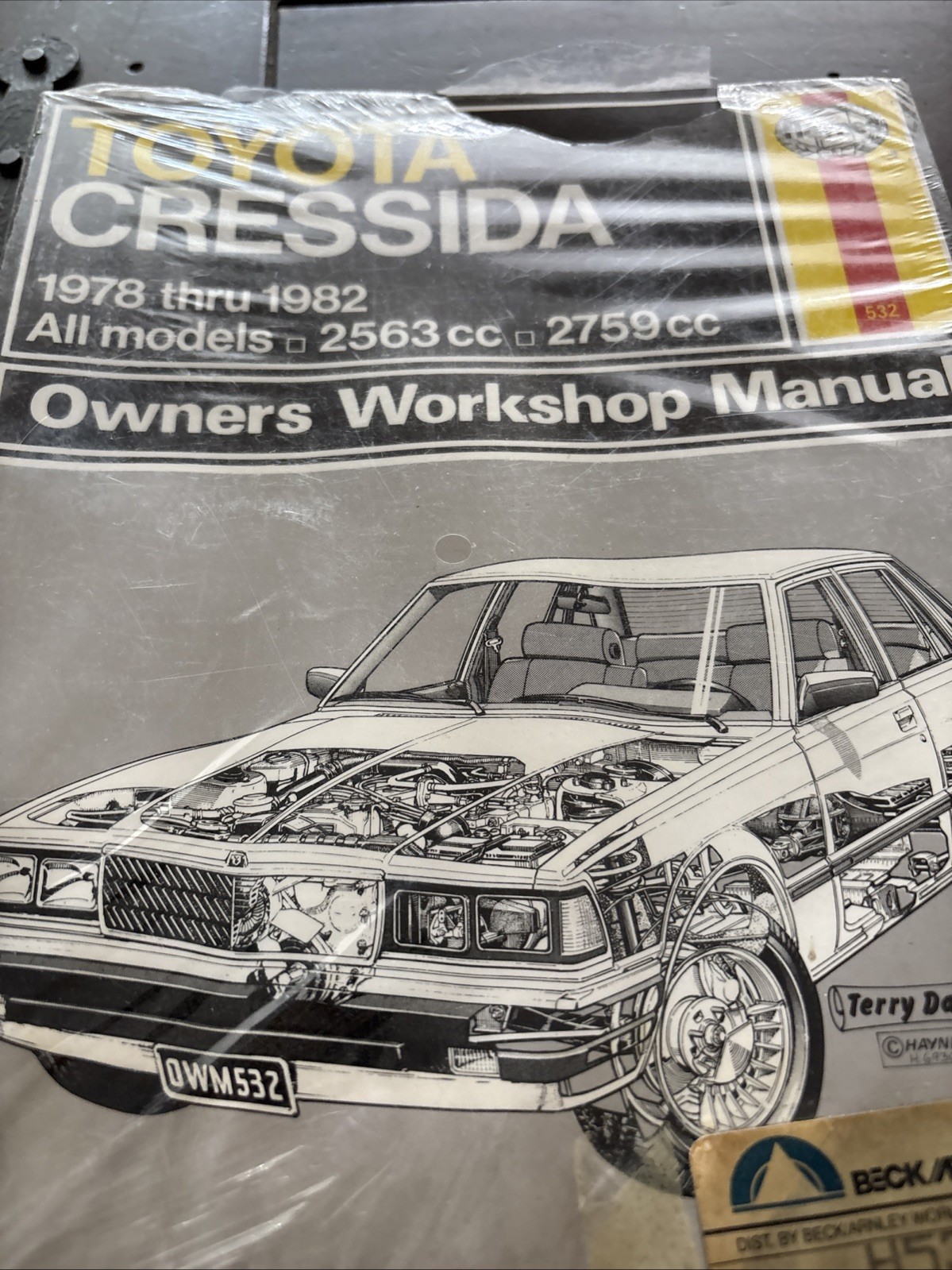 Haynes Toyota Cressida Repair Manual 1978-1982 owners workshop service guide 532 - Image 2
