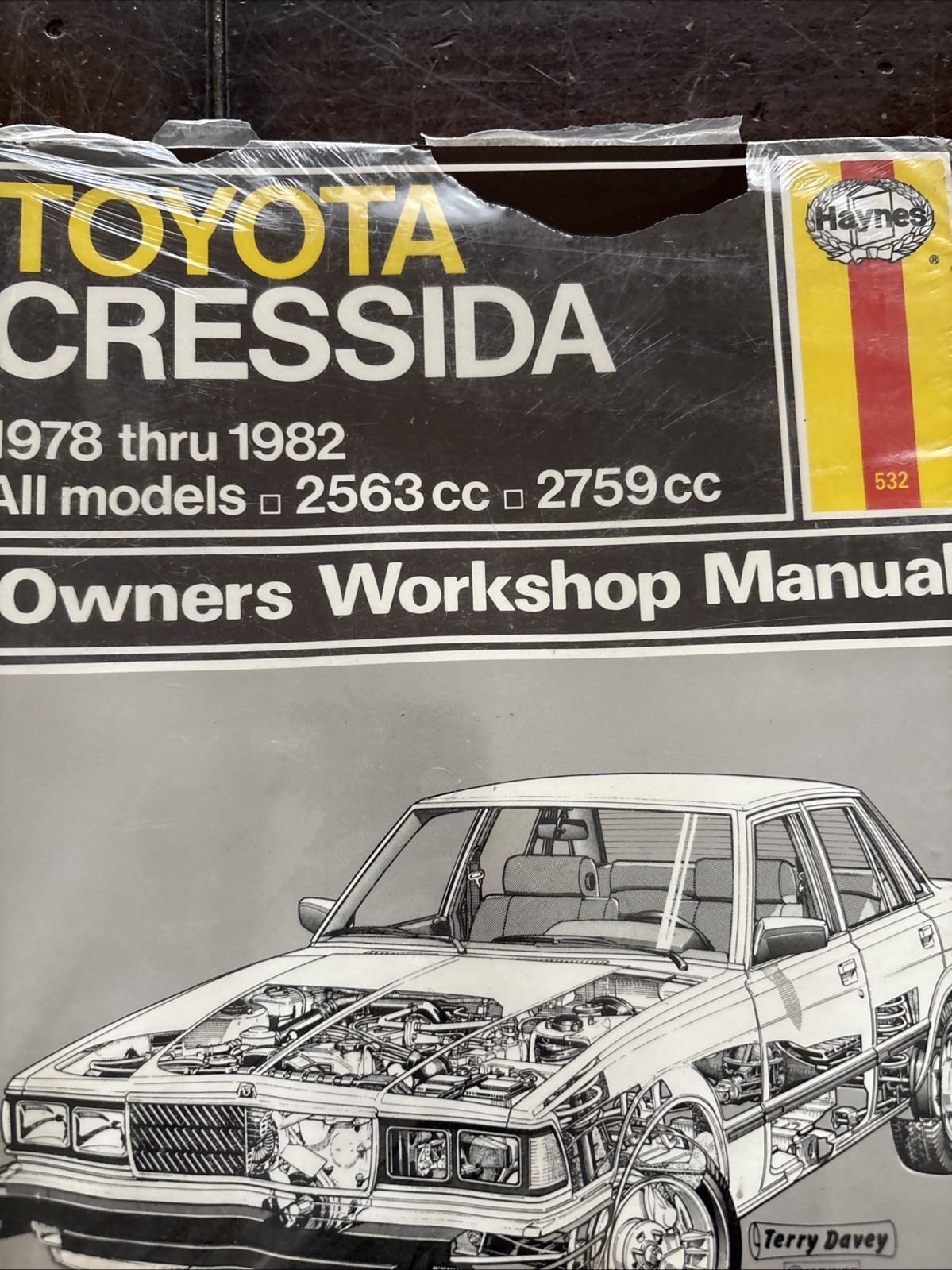 Haynes Toyota Cressida Repair Manual 1978-1982 owners workshop service guide 532 - Image 3