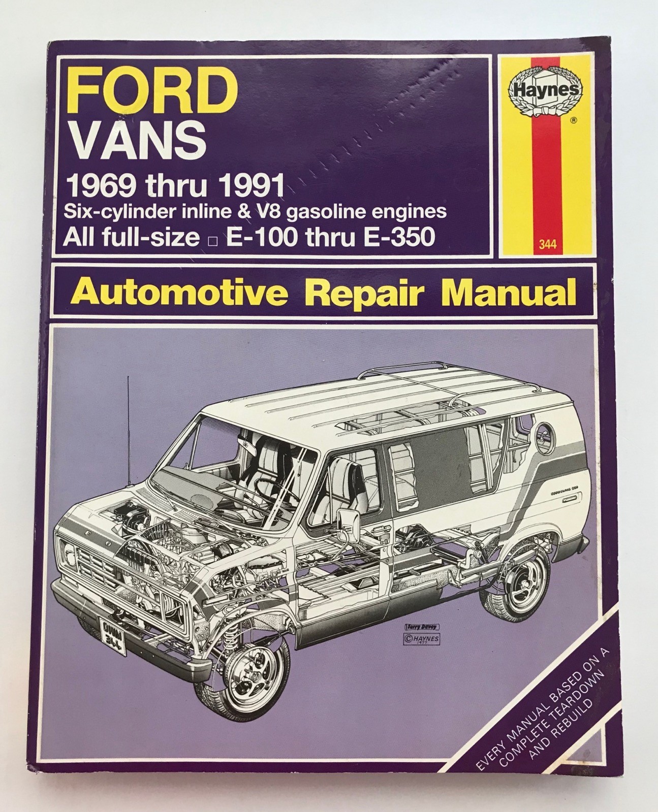 Haynes Ford Vans 1969 1991 Automotive Workshop Repair Manual E-100 E-350