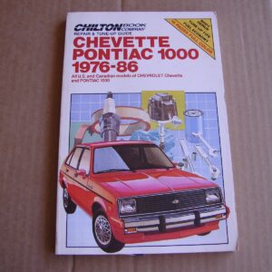 NEW 1976-1986 Chevrolet Chevette Pontiac 1000 Chilton's Repair Manual Shop Book