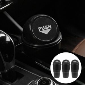 3 Pcs Rubbish Storage Holder Bin for Car Mini Trash Can Waste Organizer