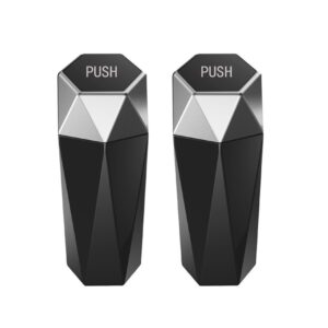 2 Pcs Automotive Garbage Cans Car Trashbin Litter Bins Organizer