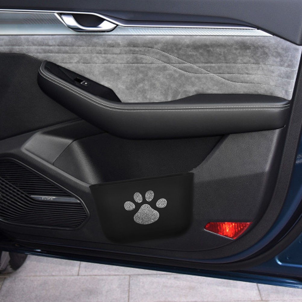 Vehicle Garbage Can Trash Container for Car Accessories Door Organizer - Image 5