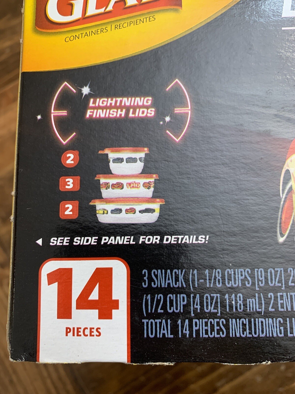 2016 Glad Containers Disney Cars Lightning McQueen Snack Food Lunch 14 Pc New - Image 4