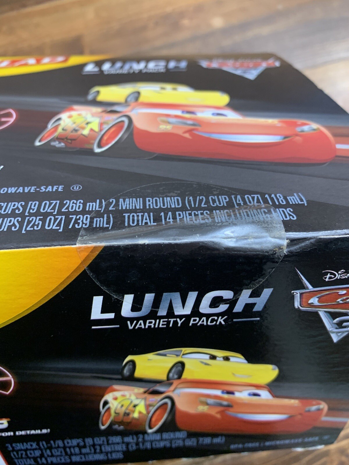 2016 Glad Containers Disney Cars Lightning McQueen Snack Food Lunch 14 Pc New - Image 5