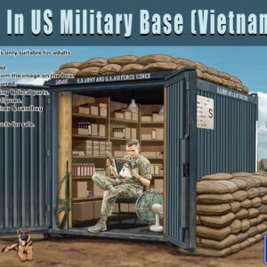 Gecko 1/35 Mini Shop US Military Base Vietnam Era Shipping Container Diorama