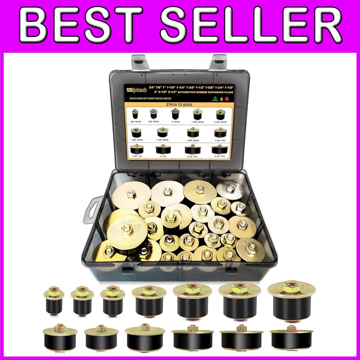 Durable Plastic Storage Container Included