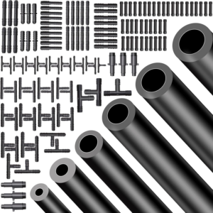 Vacuum Line Kit, 6Pcs 6.6Ft Vacuum Hose Automotive with 128Pcs Vacuum Line Conne