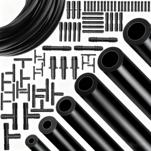 Vacuum Line Kit, 6Pcs 5Ft Vacuum Hose Automotive with 65Pcs Vacuum Line Connecto