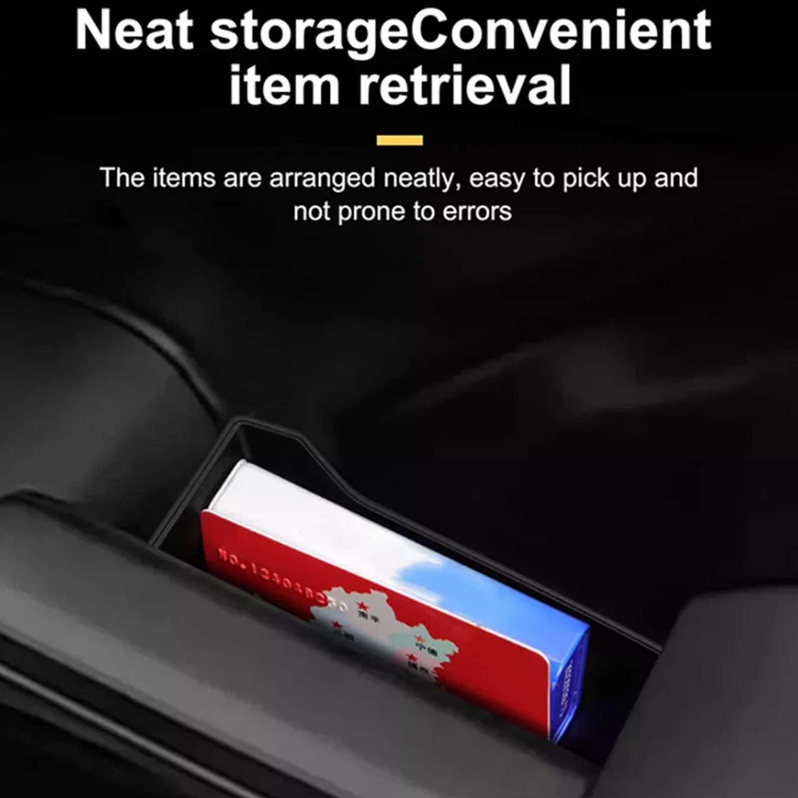 Fit For Toyota 4Runner 2025+ Car Armrest Container Door Storage Box Handle 2pcBt - Image 3