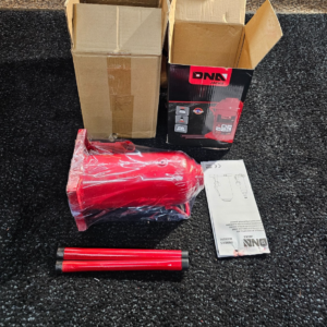 DNA TOOLS-00362 Red 20 Tons Steel Automotive Hydraulic Welded Bottle Jack