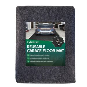 Oil Spill Mat - 96" x 72" Absorbent Oil Garage Floor Mat for Under Car - Prot...