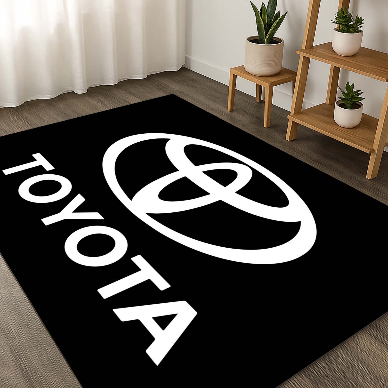 Toyota Rug, Car Logo, Automotive Decor, Stylish Floor Mat, Modern Quality Rug - Image 3