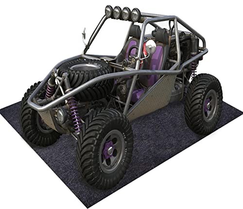 Garage Floor Mat, Golf Car Mat for Garage Floor Waterproof Off 6.6x8.5 Feet - Image 3