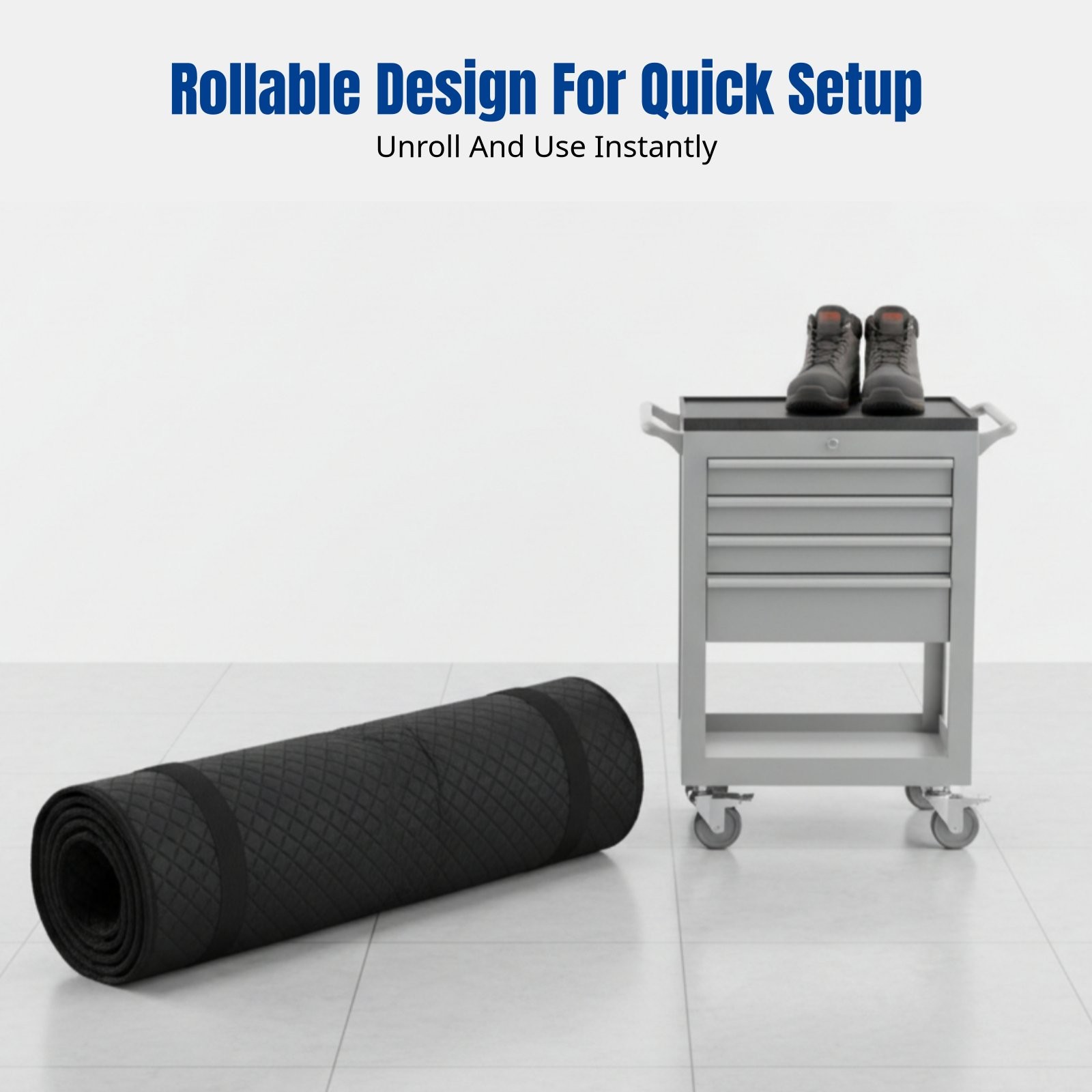 Under Car Repair Mat Creeper Rolling Pad Automotive Trailer Garage Floor Mat - Image 5