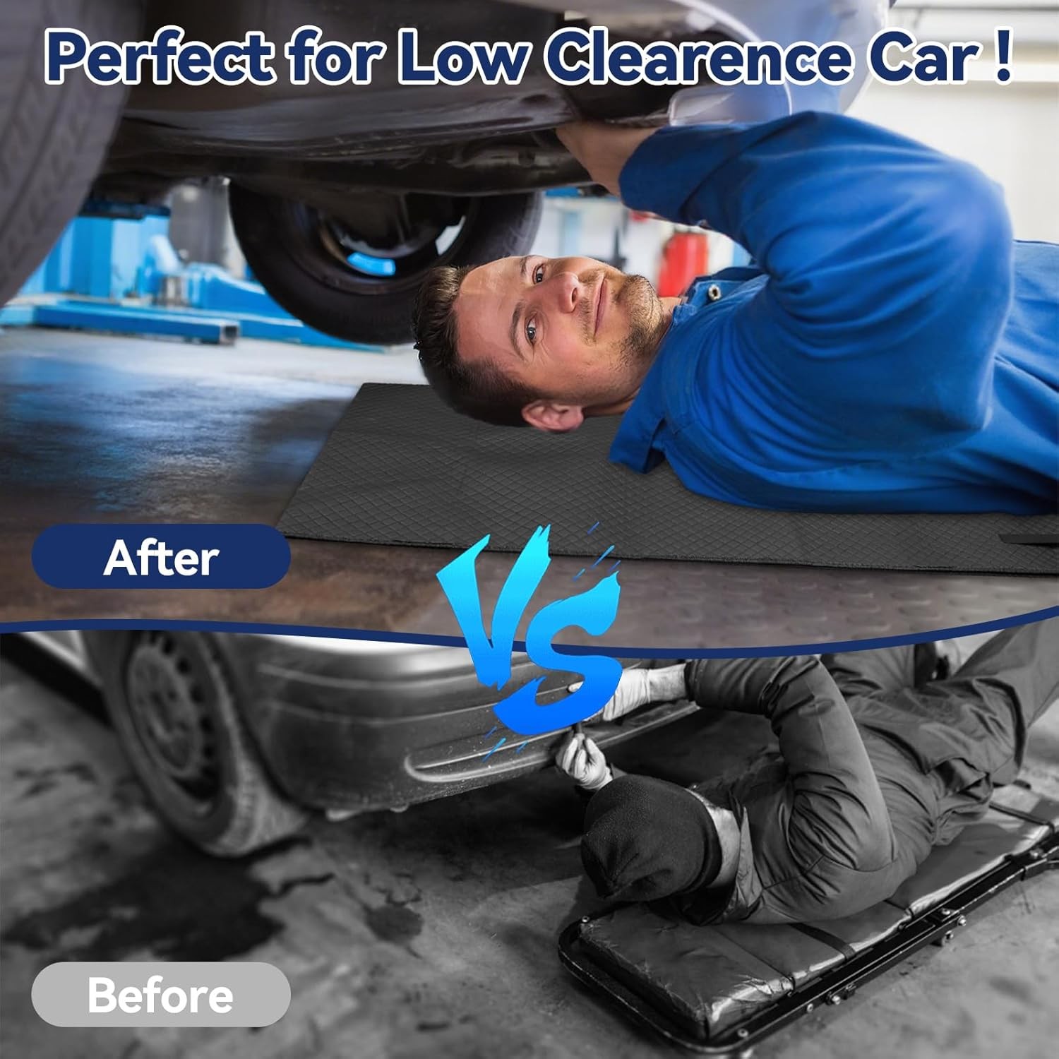 Heavy-Duty Crawler Rolling Mat,60x28 Inch Under Car Repair Mat, Automotive... - Image 5
