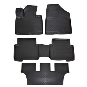 Floor Liners Mats Tray For Hyundai Santa Fe XL 2013-2018 Full Set Custom