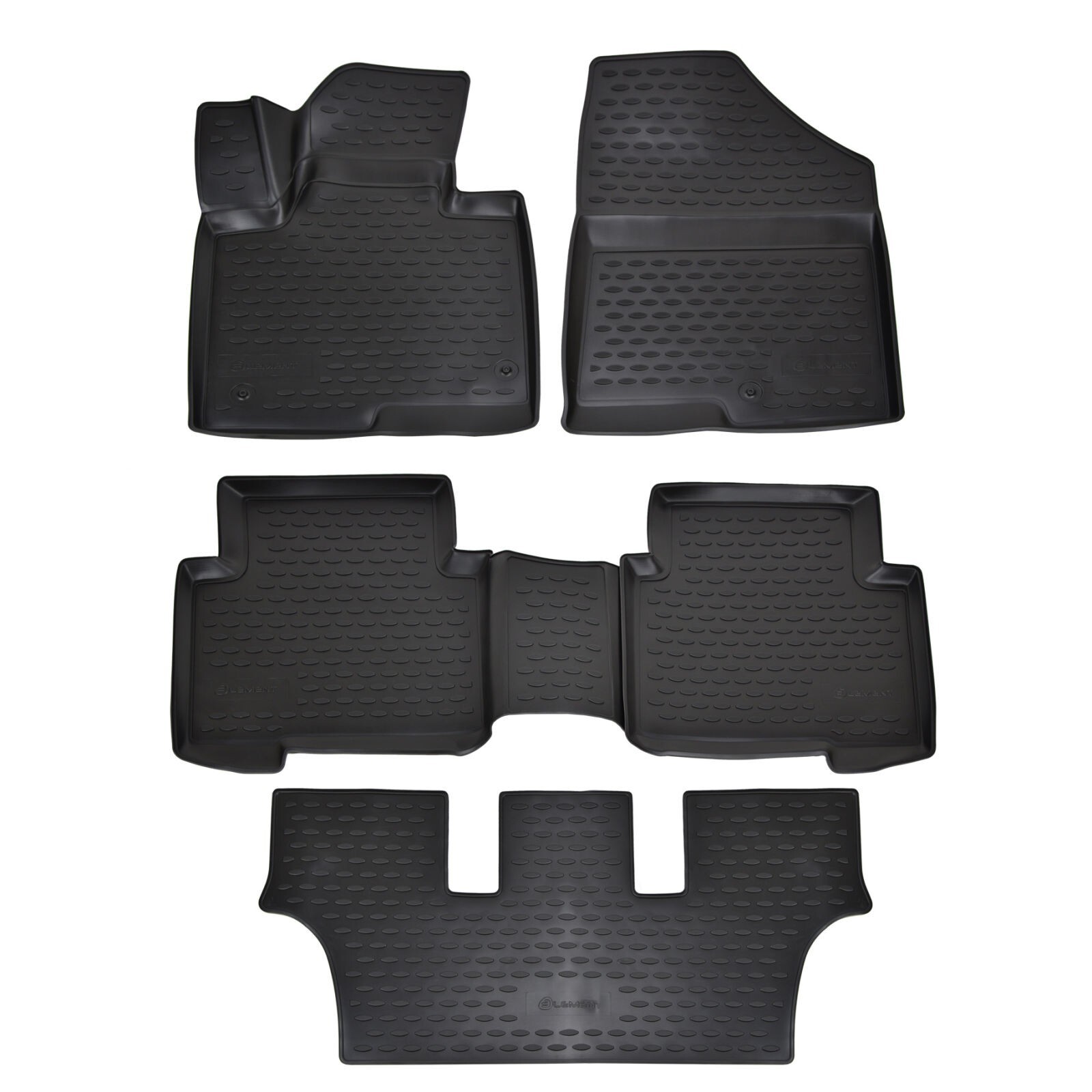 Floor Liners Mats Tray For Hyundai Santa Fe XL 2013-2018 Full Set Custom