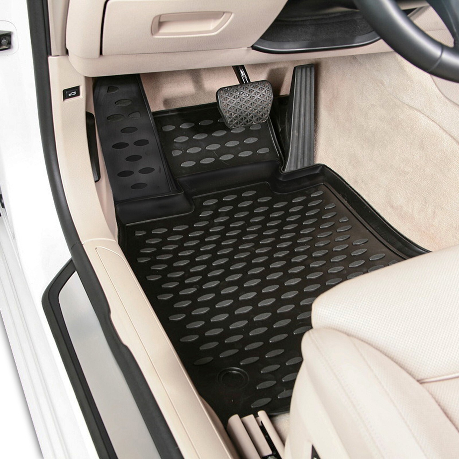 Floor Liners Mats Tray For Hyundai Santa Fe XL 2013-2018 Full Set Custom - Image 5