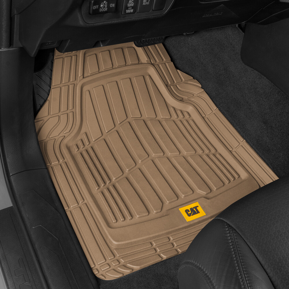 Caterpillar Automotive Rubber Car Floor Mats Heavy Duty All Weather Accessories - Image 4