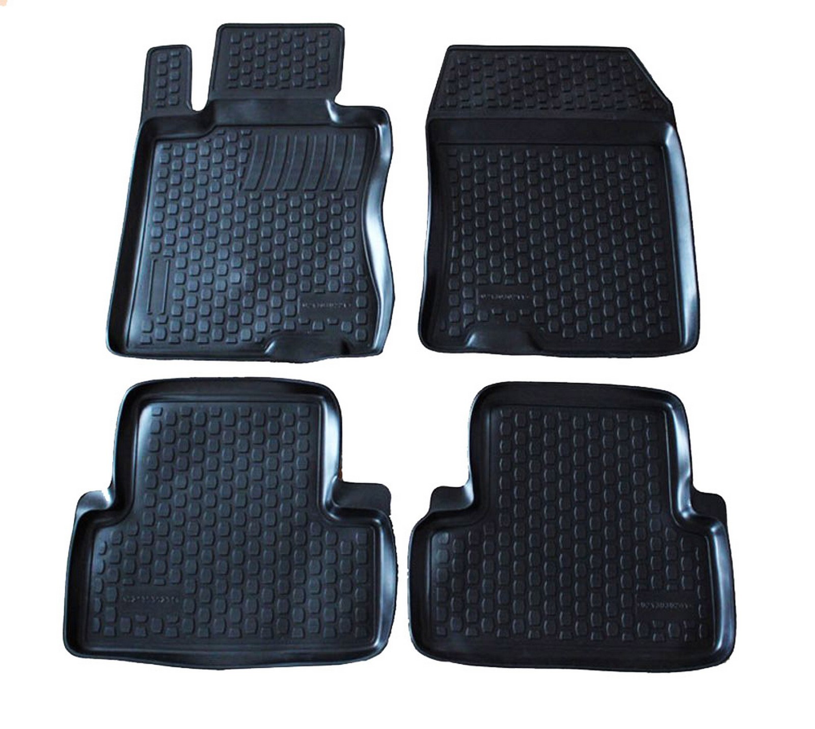 Floor Liners Mats Fits Acura TSX 2009-2014 4-Pcs Custom 4-Pcs Rubber Heavy Duty