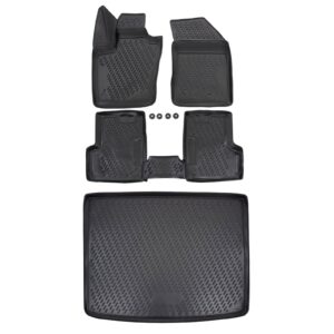 Floor Liner Mats + Cargo Liner For Fiat 500X 2016-2023 Full Set Custom