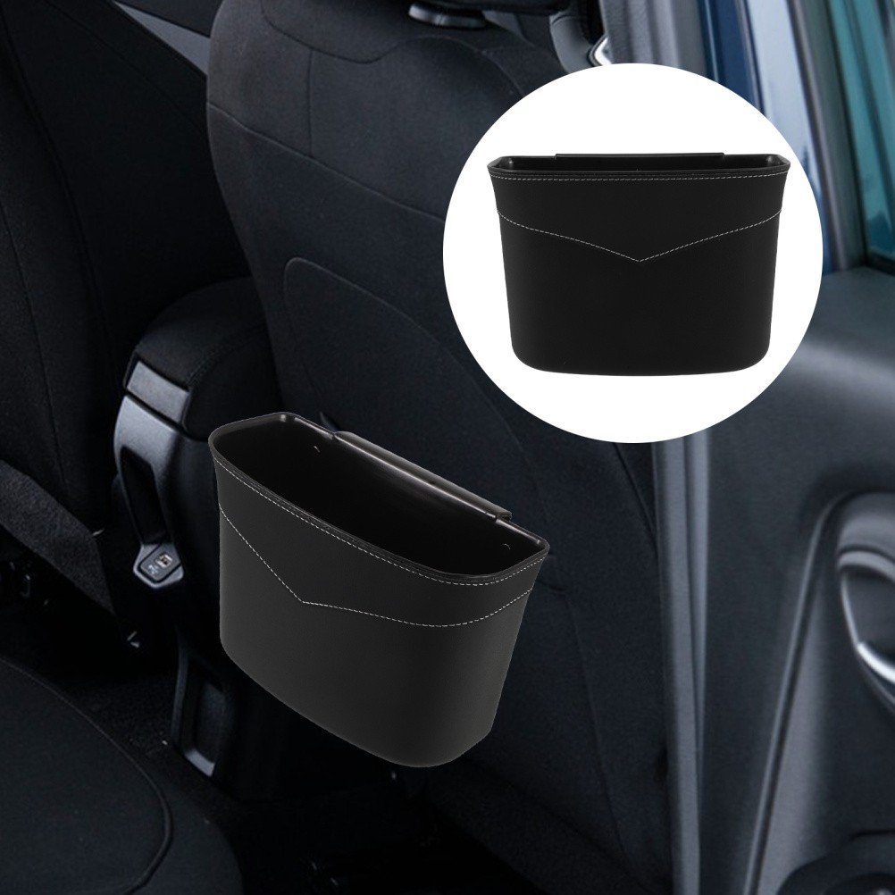Automotive Garbage Cans Trash Container for Vehicle Car Dustbin Door - Image 5