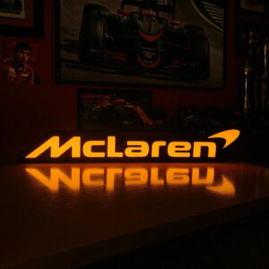 McLaren LED Light Box Sign Bright Lightbox Garage Tool Wall Decor F1 USB Gift