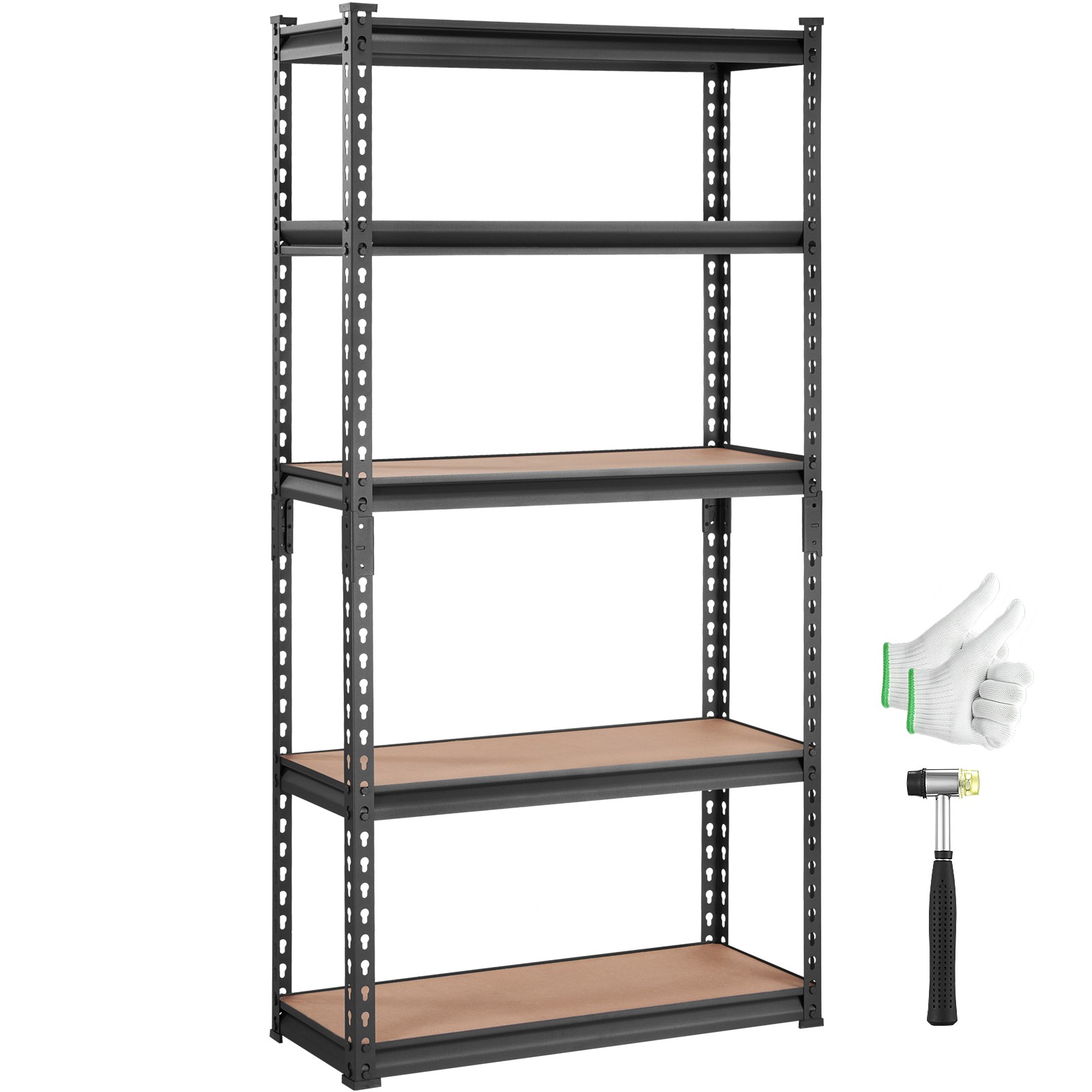 VEVOR Storage Shelving Unit Garage Storage Rack 5-Tier Adjustable 2000 lbs Load