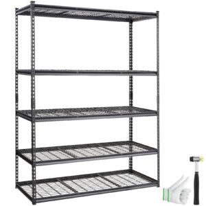 VEVOR Storage Shelving Unit Garage Storage Rack 5-Tier Adjustable 2000 lbs Load