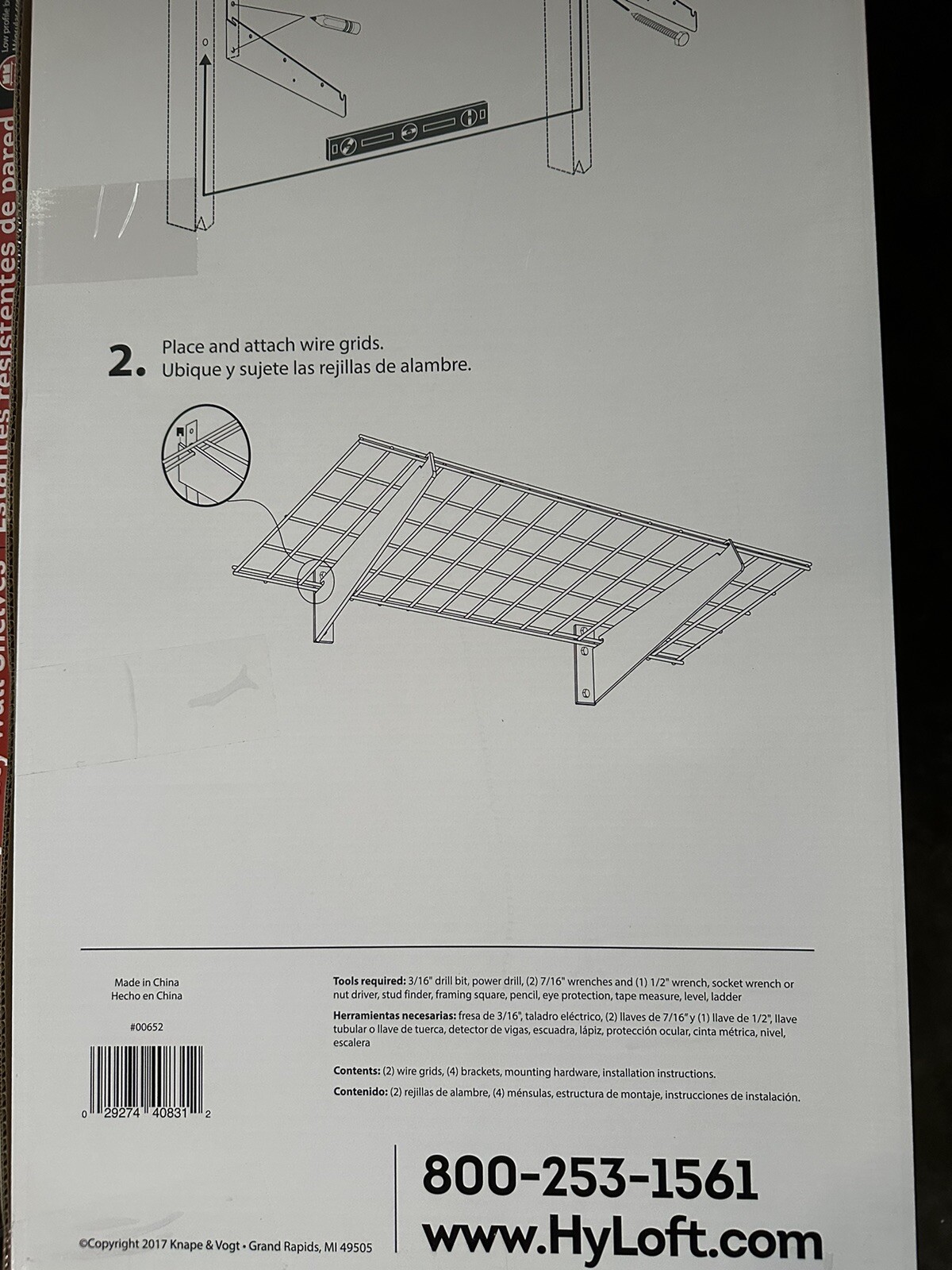 New Hyloft 2 Pack Garage Storage System Shelves, 15" X 45" Wall Mounted Shelves - Image 5