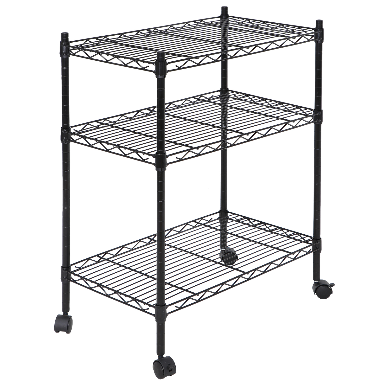 3/4/5-Tier Heavy Duty Storage Wire Shelving Unit for Restaurant Garage Wire Rack - Image 2