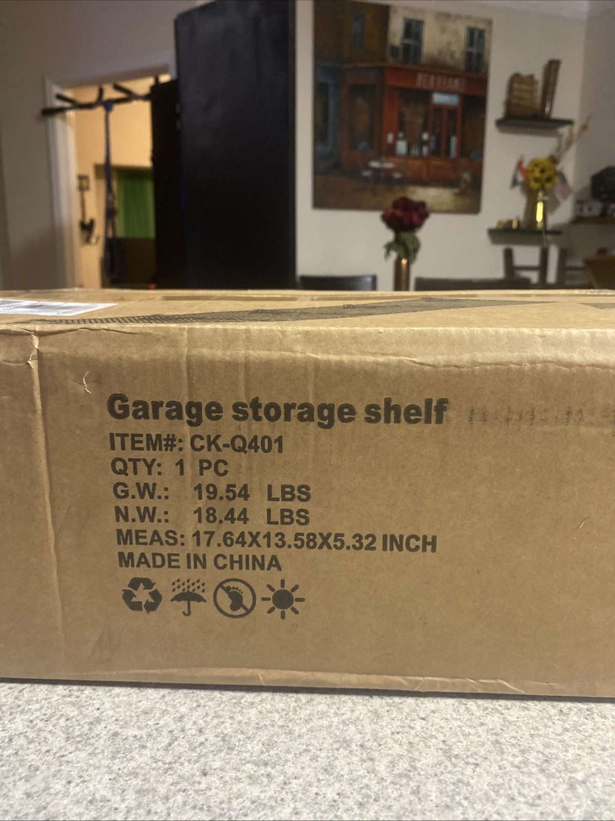 Heavy Duty Garage Storage Shelves Adjustable Folding Garage Organization 60x44cm - Image 3