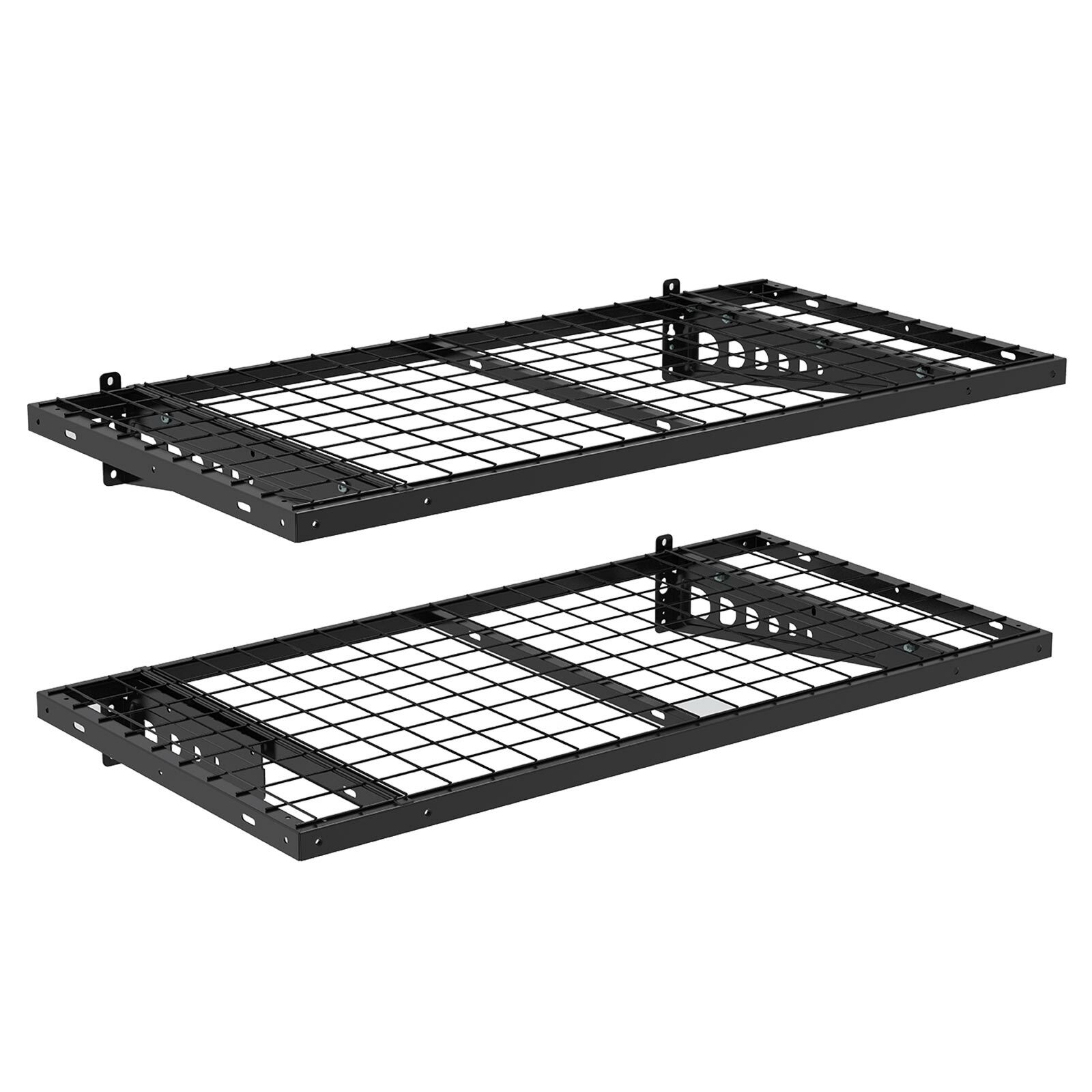 STOREADY 2-Pack Heavy-Duty Steel Garage Wall Shelving Rack, 440 lbs Capacity - Image 2
