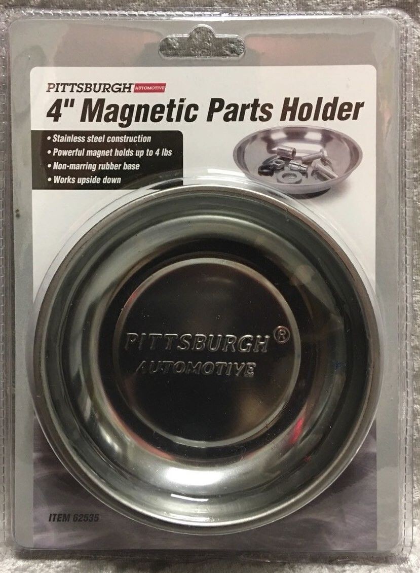 4 Inch Magnetic Parts Tray / Holder 90566 Pittsburgh Automotive
