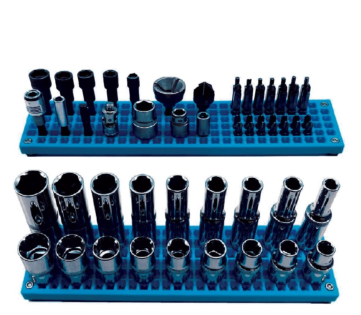 Organizer Genie ® - Blue Slim Pegboard to organize your Sockets, Wrenches, Pl... - Image 2