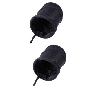 2 Pcs Foldable Container Automotive Garbage Cans Car Storage Organizer