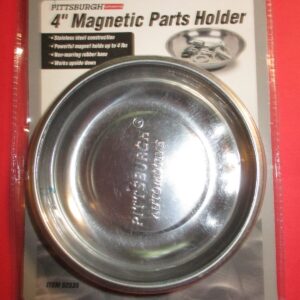 4 Inch Magnetic Parts Tray / Holder 62535 Pittsburgh Automotive NIP Free Ship