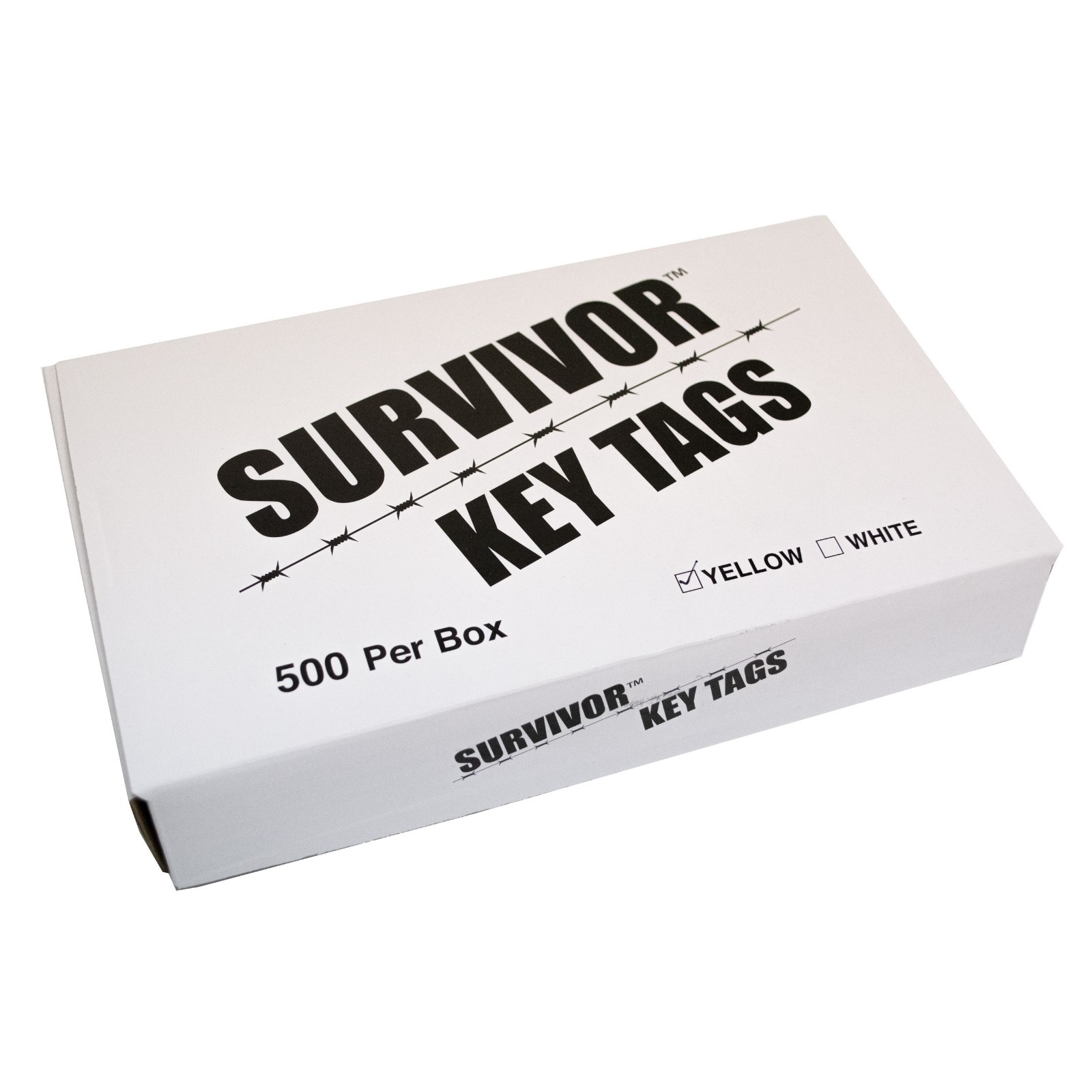 Key Tags 500 Pack Poly Dealership Waterproof Rings Included Car Dealer Bulk Set - Image 2