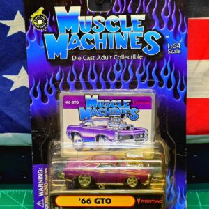 Muscle Machines 1966 GTO Diecast Car 1:64 Scale Purple NEW Collectible