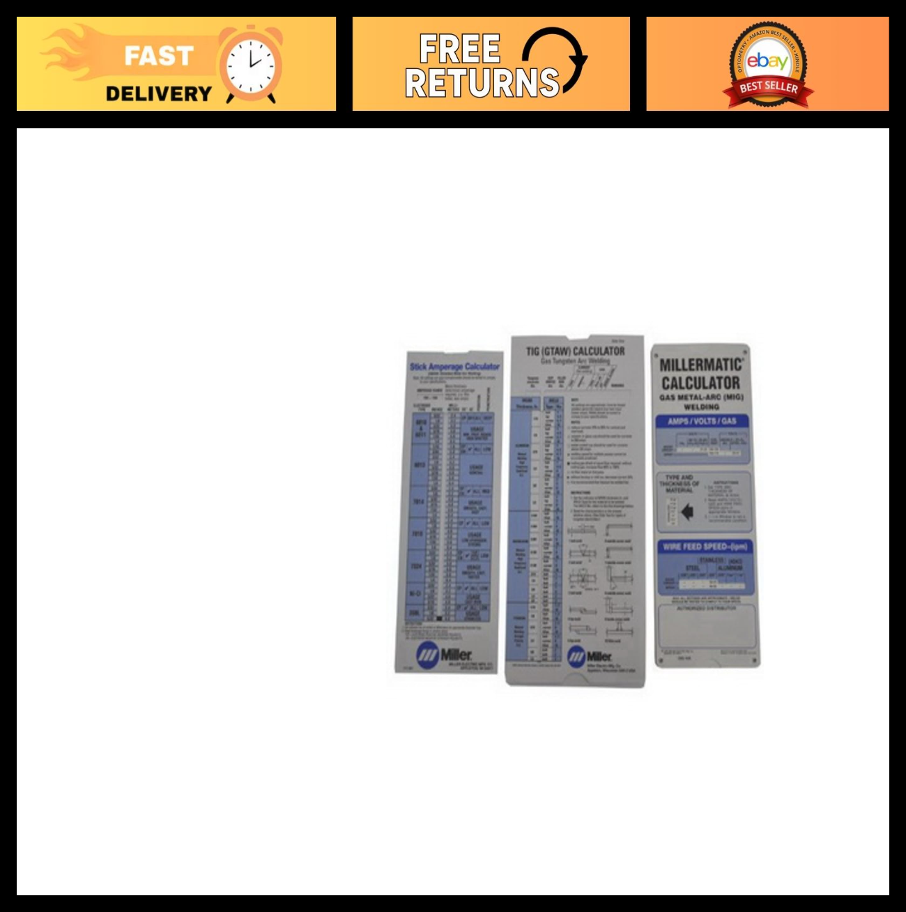 MIG TIG Stick Welding Calculator 3-Pack | Welding Tools & Accessories