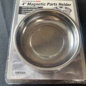 Pittsburgh Automotive Stainless Steel 4” Magnetic Parts Tray / Holder 62535 NEW