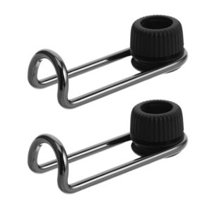 2 Pcs Car Seat Back Storage Hook Metal Headrest Hooks for Automotive