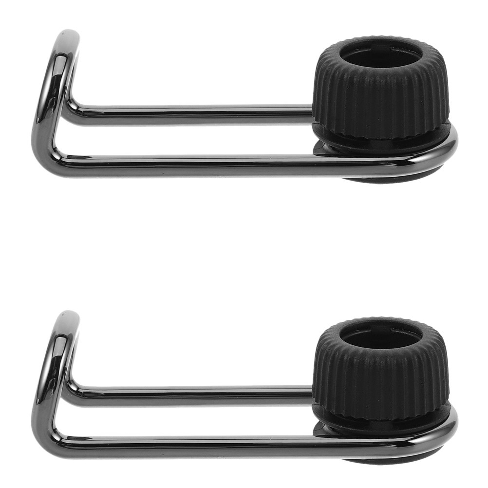 2 Pcs Car Seat Back Storage Hook Metal Headrest Hooks for Automotive - Image 4