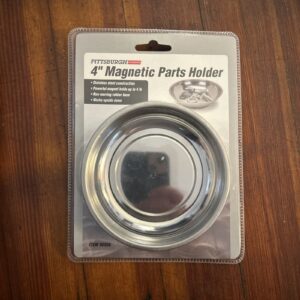Pittsburgh Automotive Stainless Steel 4” Magnetic Parts Tray / Holder 62535 NEW