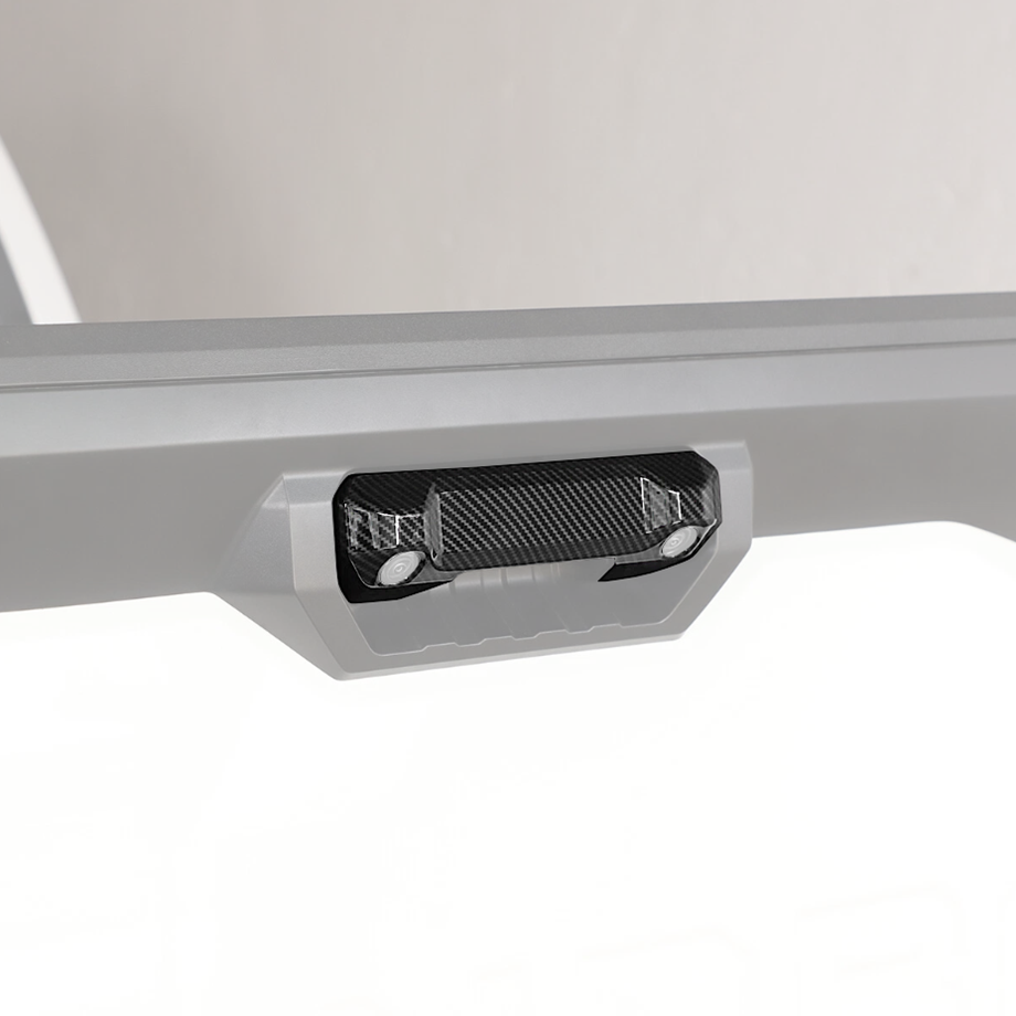 For Toyota Tundra 2022-2025 ABS Carbon Fiber Exterior Tailgate Handle Trim Cover - Image 4