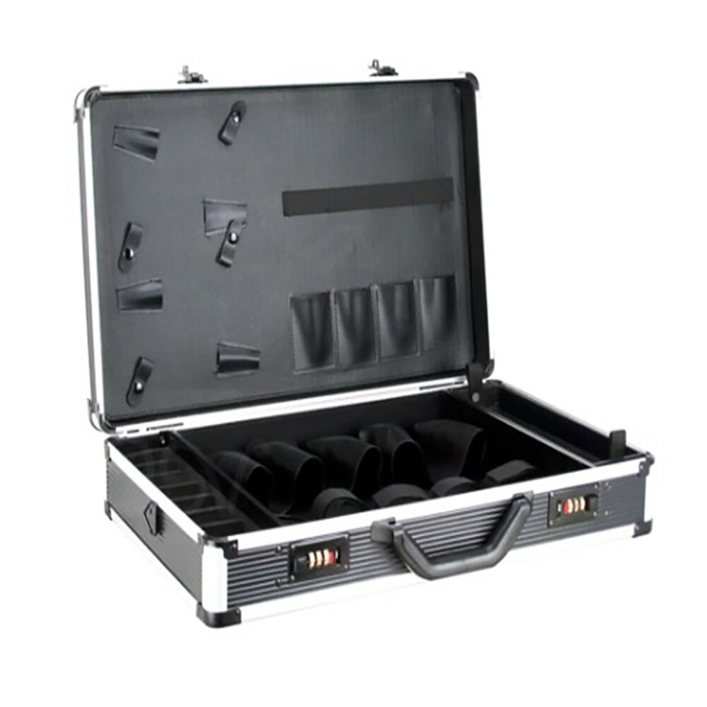 Professional Barber Stylist Travel Carry Case Salon Scissor Combs Clipper Box