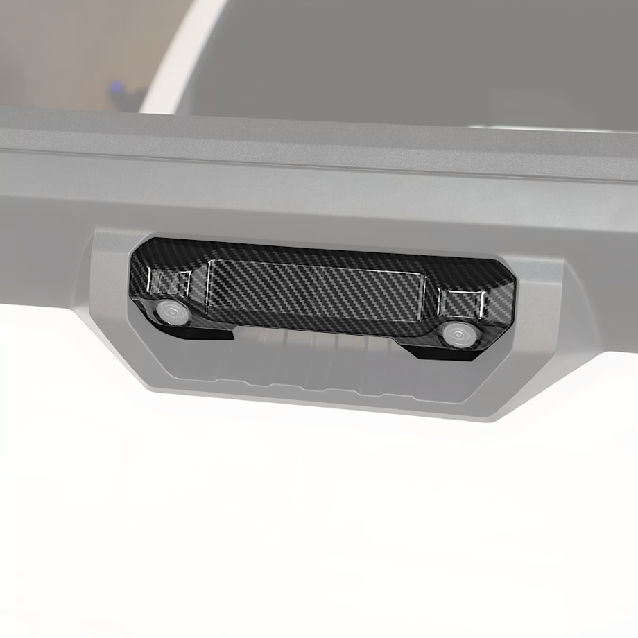 For Toyota Tundra 2022-2025 ABS Carbon Fiber Exterior Tailgate Handle Trim Cover - Image 5